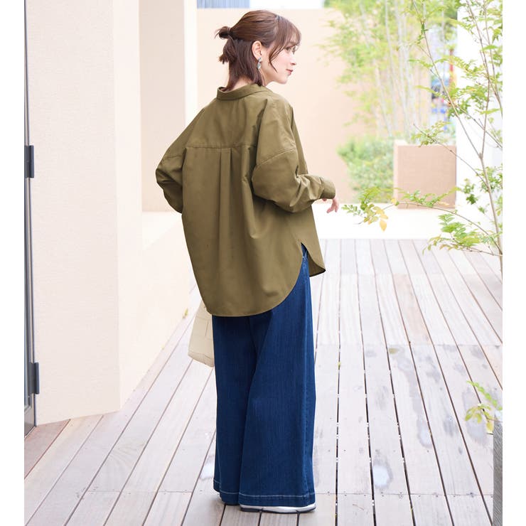 お手入れ簡単羽織りに使えるオーバーシャツ | Viola e Viola | 詳細画像12 