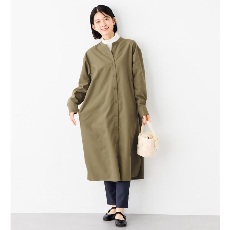 お手入れ簡単羽織に使えるシャツワンピース | Viola e Viola | 詳細画像17 