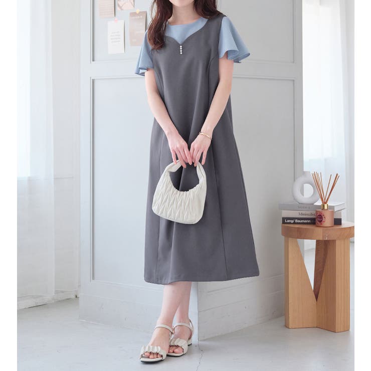 パール付ジャンパースカート(レギュラー) | alotta | 詳細画像6