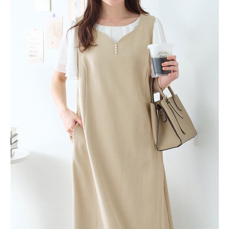 パール付ジャンパースカート(レギュラー) | alotta | 詳細画像9