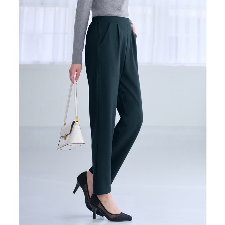 あったか裏起毛カットジョーゼットスリムパンツ | alotta | 詳細画像8 