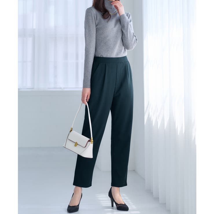 あったか裏起毛カットジョーゼットスリムパンツ | alotta | 詳細画像9 