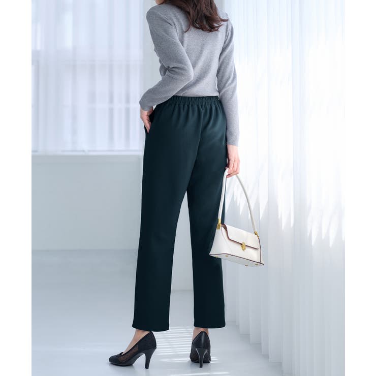 あったか裏起毛カットジョーゼットスリムパンツ | alotta | 詳細画像12 