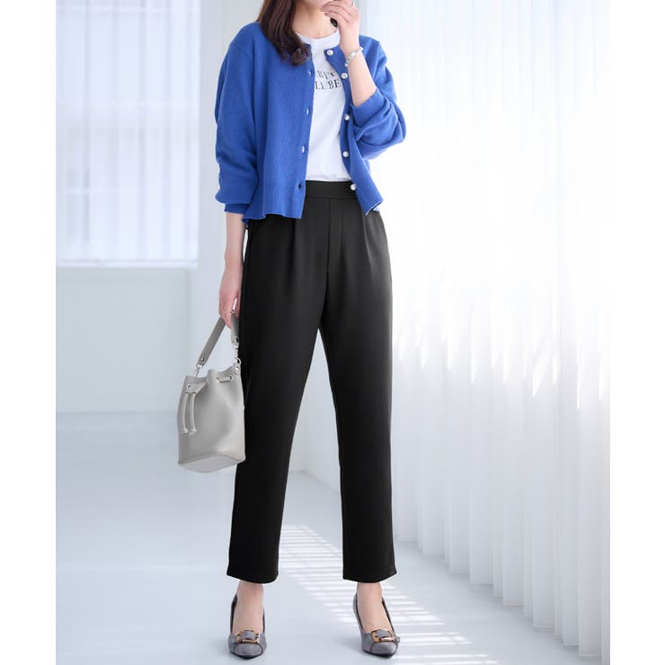 あったか裏起毛カットジョーゼットスリムパンツ | alotta | 詳細画像15 