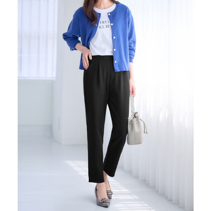 あったか裏起毛カットジョーゼットスリムパンツ | alotta | 詳細画像16 