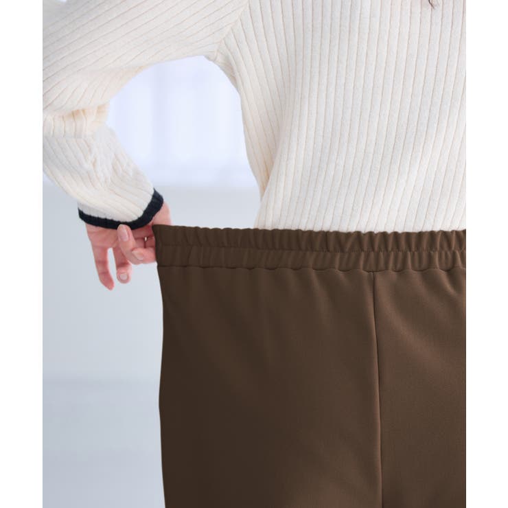 あったか裏起毛カットジョーゼットスリムパンツ | alotta | 詳細画像25 