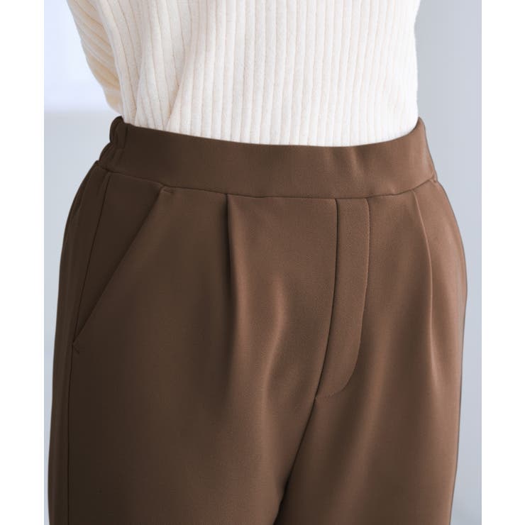 あったか裏起毛カットジョーゼットスリムパンツ | alotta | 詳細画像5 