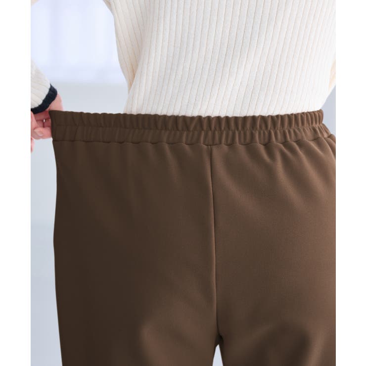 あったか裏起毛カットジョーゼットスリムパンツ | alotta | 詳細画像7 