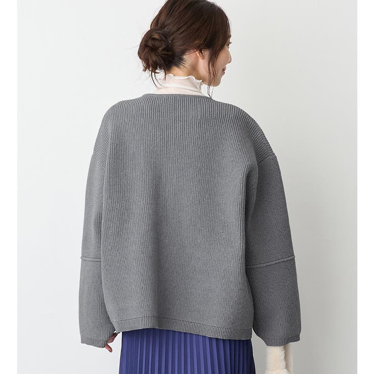 ランタンスリーブジップニットコーディガン | Viola e Viola | 詳細画像17 