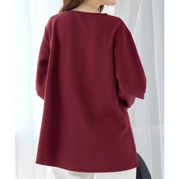 フワぽかエンボス裏起毛チュニック     | alotta | 詳細画像22 