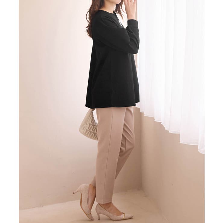 フワぽかエンボス裏起毛チュニック     | alotta | 詳細画像26 