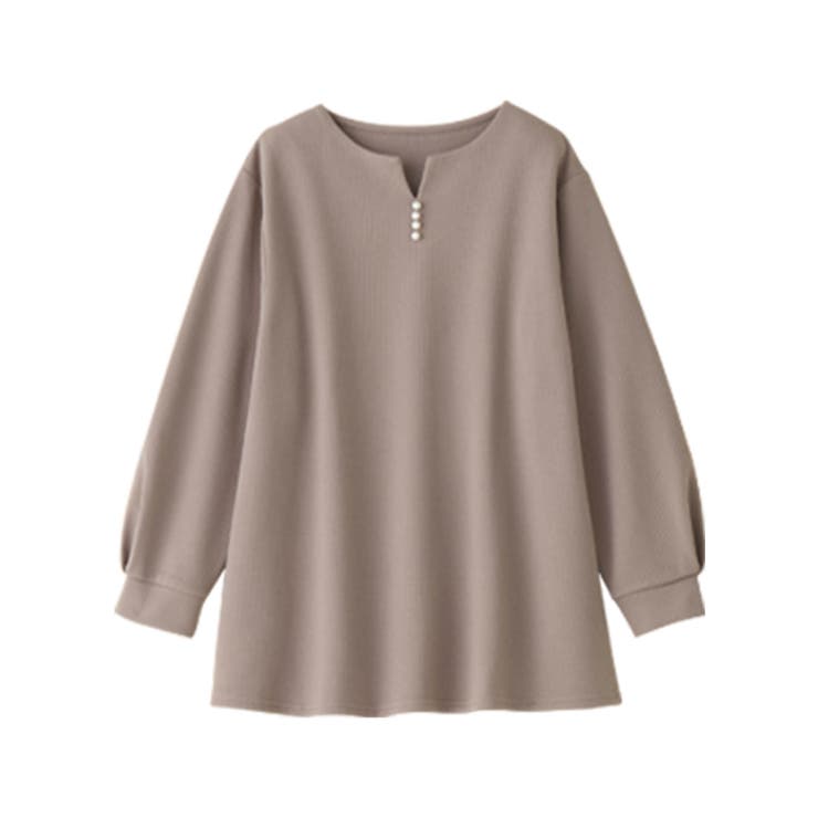 フワぽかエンボス裏起毛チュニック     | alotta | 詳細画像30 