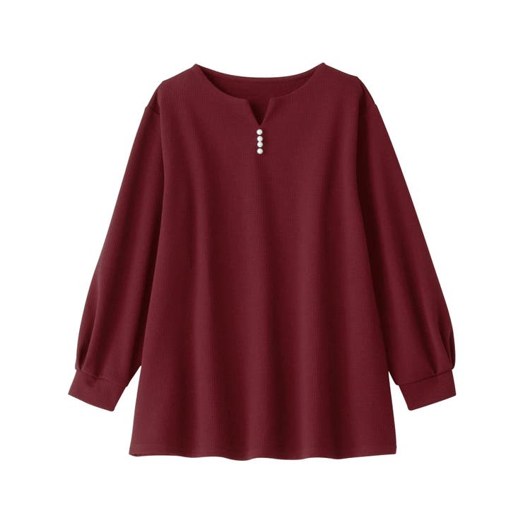 フワぽかエンボス裏起毛チュニック     | alotta | 詳細画像32 