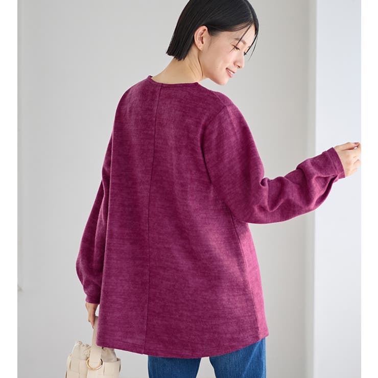 表起毛ニットソーＡラインチュニック | Viola e Viola | 詳細画像14 