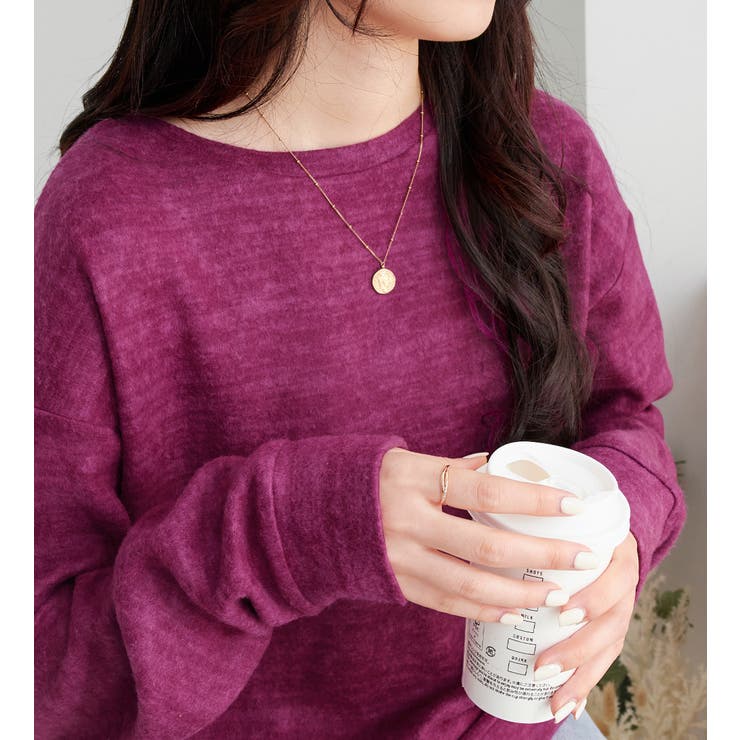 柔らかニットソーシンプルトップス | Viola e Viola | 詳細画像9 