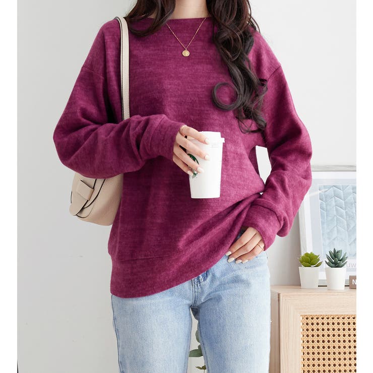 柔らかニットソーシンプルトップス | Viola e Viola | 詳細画像10 