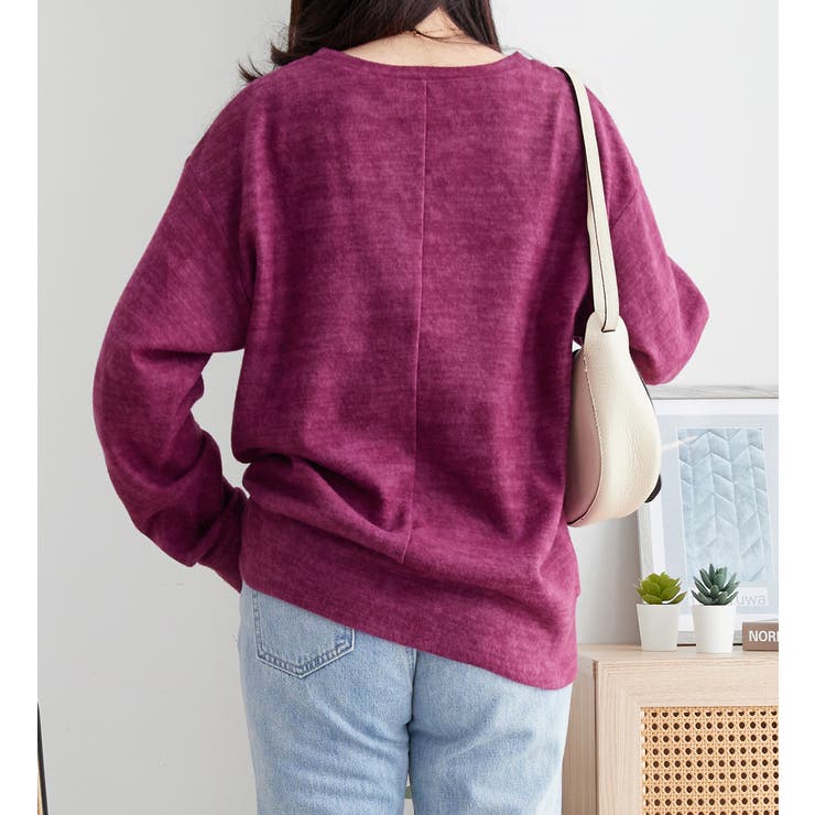 柔らかニットソーシンプルトップス | Viola e Viola | 詳細画像12 