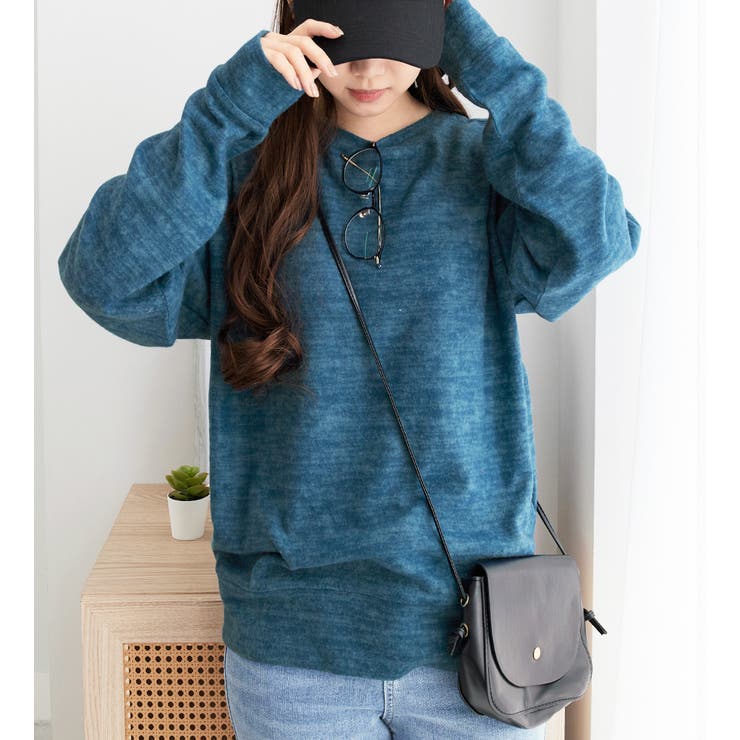 柔らかニットソーシンプルトップス | Viola e Viola | 詳細画像1 