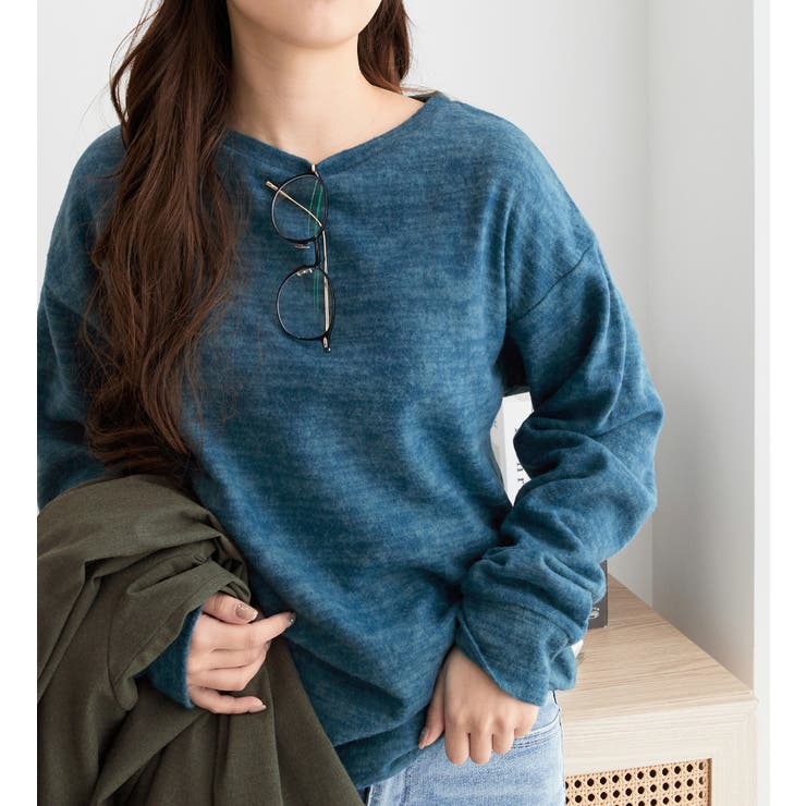 柔らかニットソーシンプルトップス | Viola e Viola | 詳細画像17 