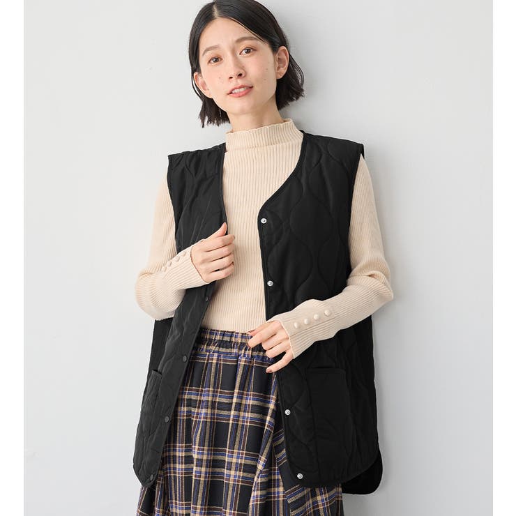 軽い！中わたキルティングエアーベスト | Viola e Viola | 詳細画像20 