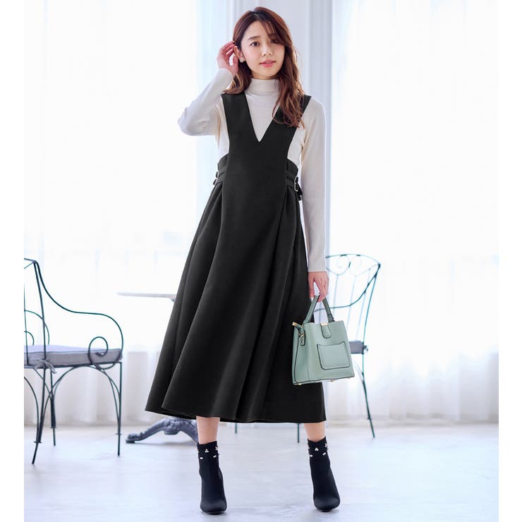 サイドバックルベルト付きジャンスカ    | alotta | 詳細画像6 