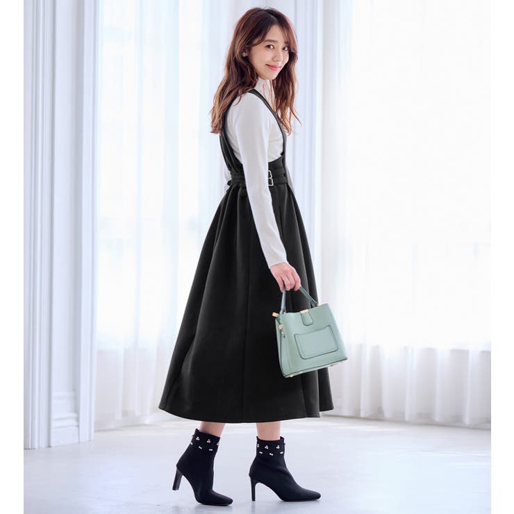 サイドバックルベルト付きジャンスカ    | alotta | 詳細画像7 