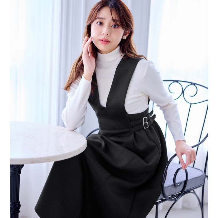 サイドバックルベルト付きジャンスカ    | alotta | 詳細画像9 