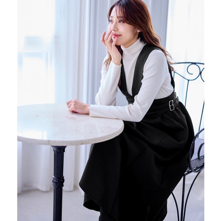 サイドバックルベルト付きジャンスカ    | alotta | 詳細画像10 