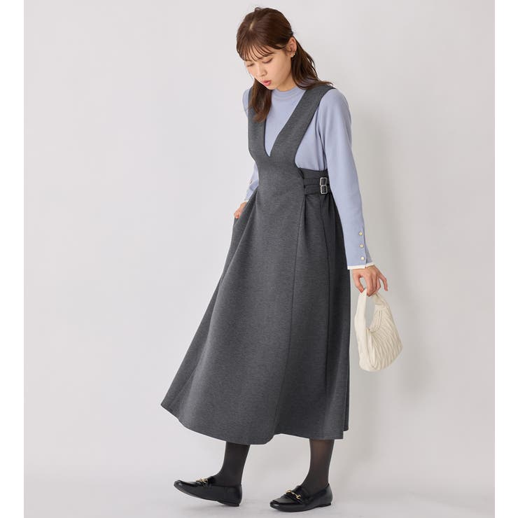 サイドバックルベルト付きジャンスカ    | alotta | 詳細画像13 