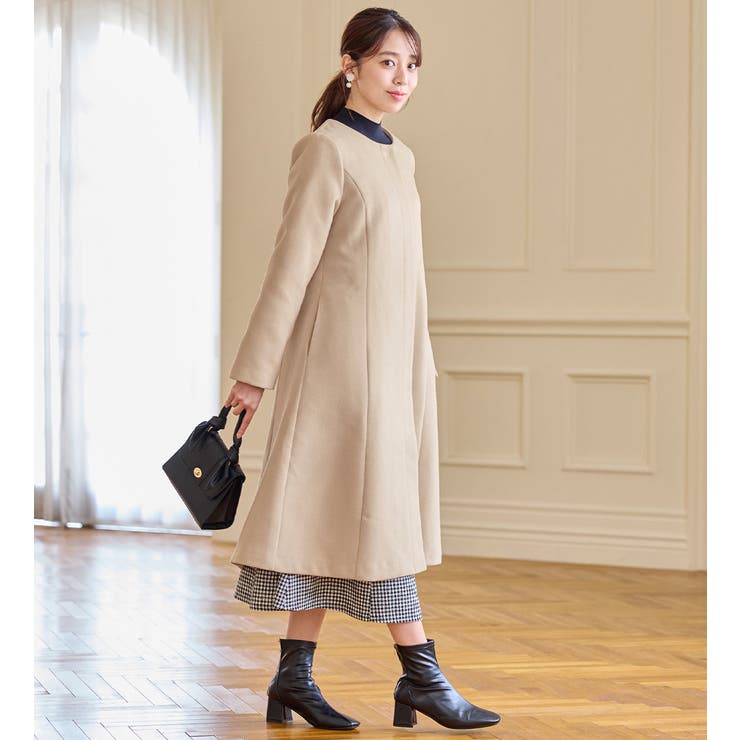 ノーカラーフェイクファーコート[LA47-27R400]｜URBAN RESEARCH公式ファッション通販