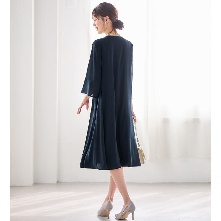 レース切替アンサンブル風ワンピース | alotta | 詳細画像21 