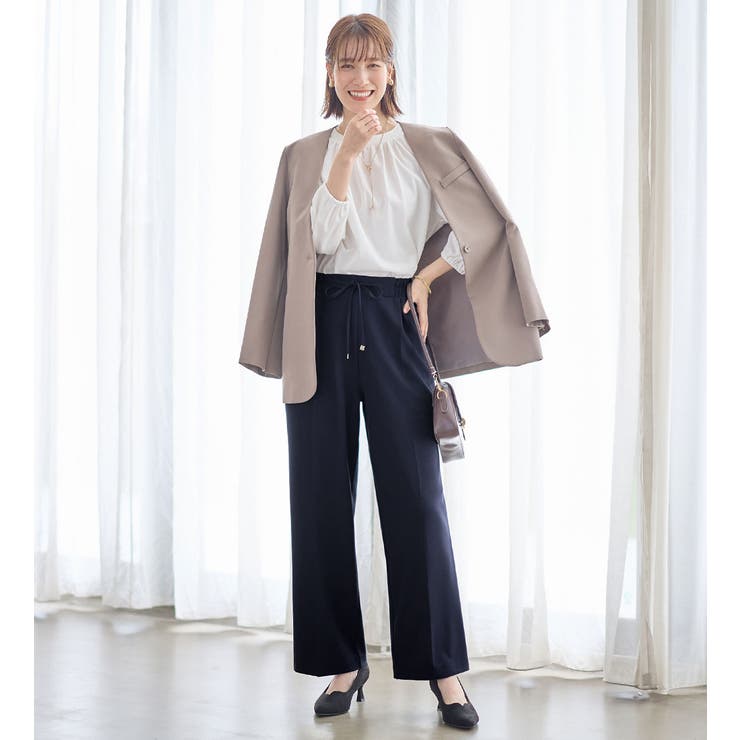 らくキレイストレッチワイドパンツ     | Viola e Viola | 詳細画像14 