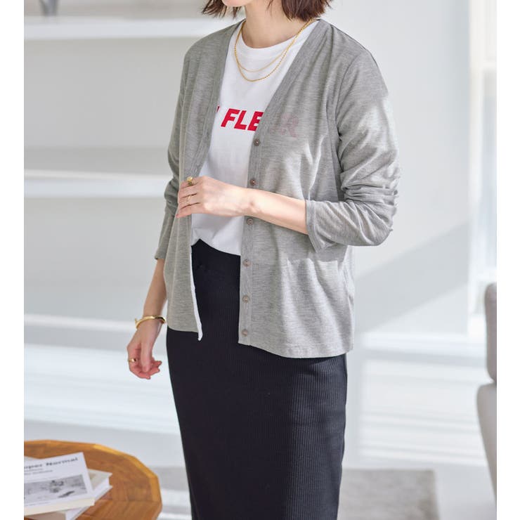 ＶネックベーシックＵＶカーディガン    | Viola e Viola | 詳細画像19 