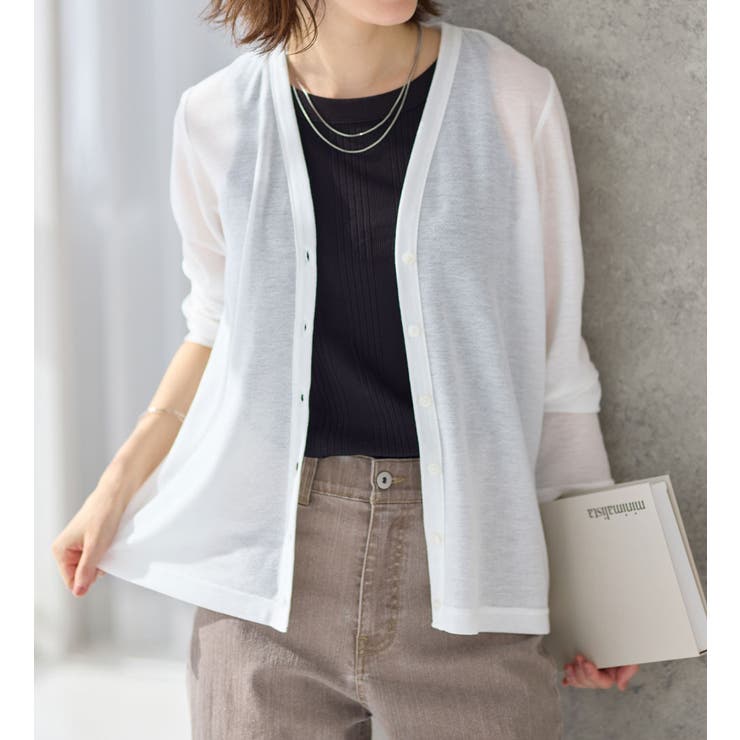 ＶネックベーシックＵＶカーディガン    | Viola e Viola | 詳細画像24 