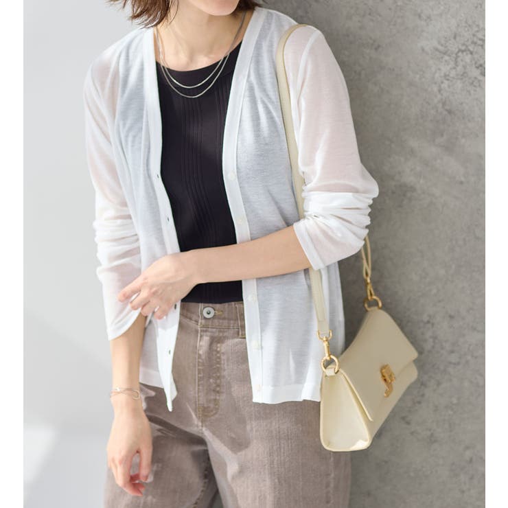 ＶネックベーシックＵＶカーディガン    | Viola e Viola | 詳細画像28 