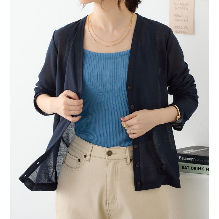 ＶネックベーシックＵＶカーディガン    | Viola e Viola | 詳細画像29 