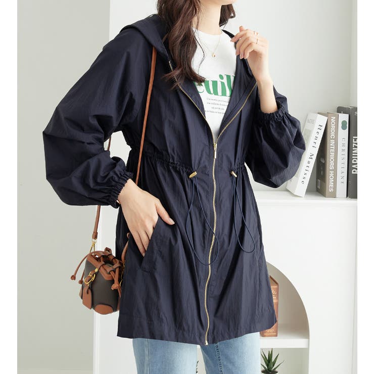 ドロストコードフレアーマウンテンパーカー | alotta | 詳細画像14 