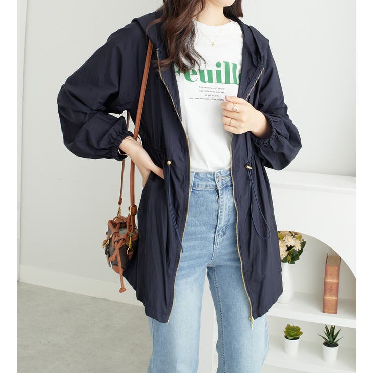 ドロストコードフレアーマウンテンパーカー | alotta | 詳細画像15 