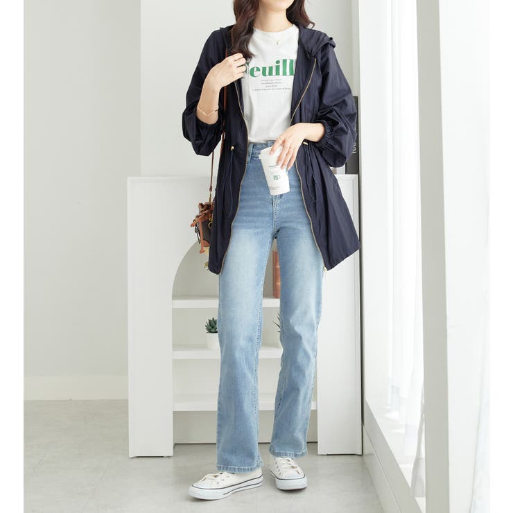 ドロストコードフレアーマウンテンパーカー | alotta | 詳細画像18 