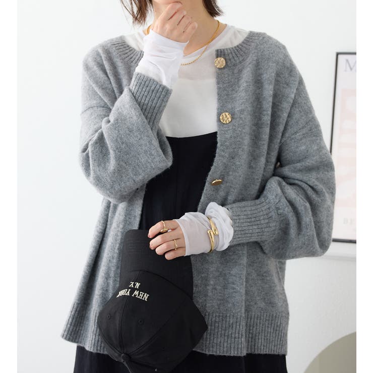 程よい透け感大人シアー素材切替トップス  | Viola e Viola | 詳細画像17 