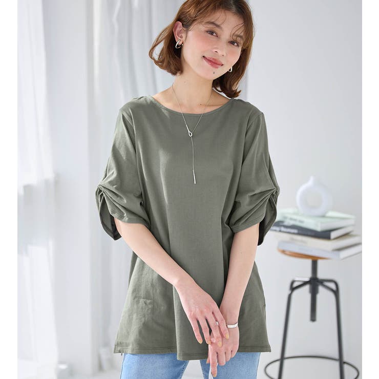 綿１００％袖タックチュニック | Viola e Viola | 詳細画像13 