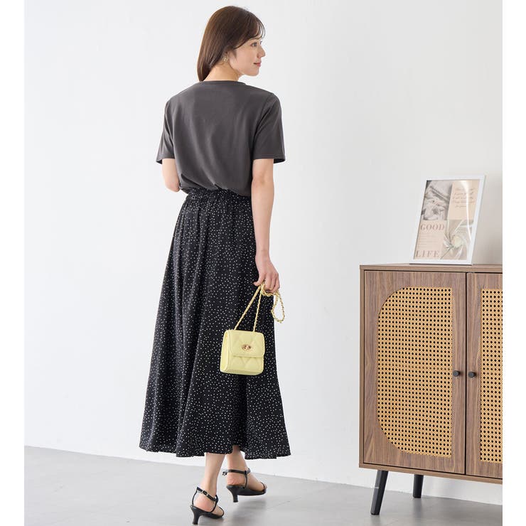 大人かわいいプリント綿混Ｔシャツ | alotta | 詳細画像22 