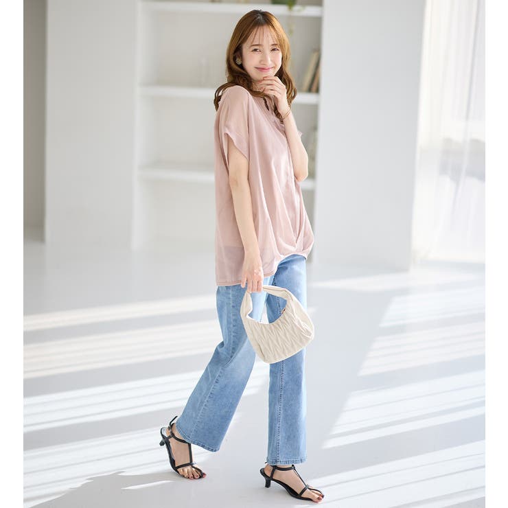 裾タックふんわりブラウス | alotta | 詳細画像13 