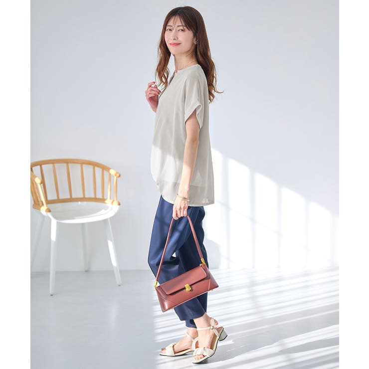 裾タックふんわりブラウス | alotta | 詳細画像16 