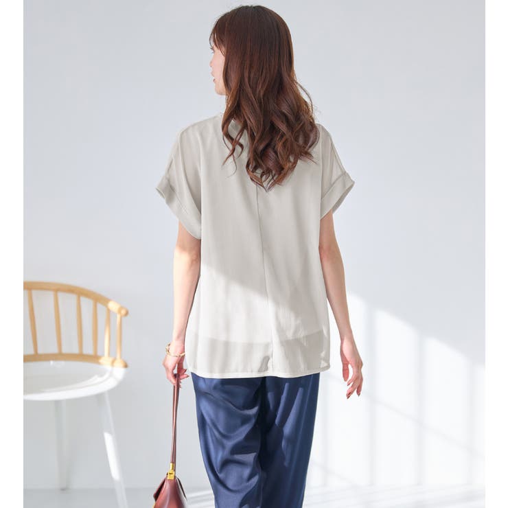 裾タックふんわりブラウス | alotta | 詳細画像18 