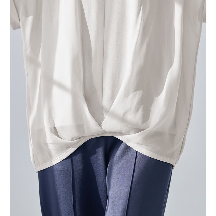 裾タックふんわりブラウス | alotta | 詳細画像22 