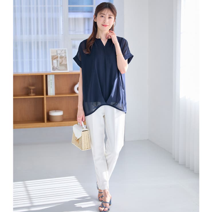 裾タックふんわりブラウス | alotta | 詳細画像33 