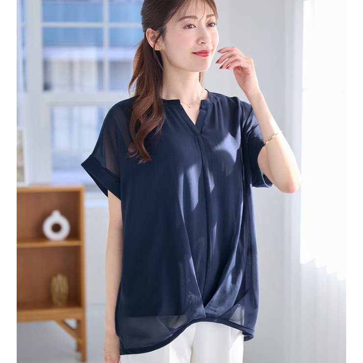 裾タックふんわりブラウス | alotta | 詳細画像37 