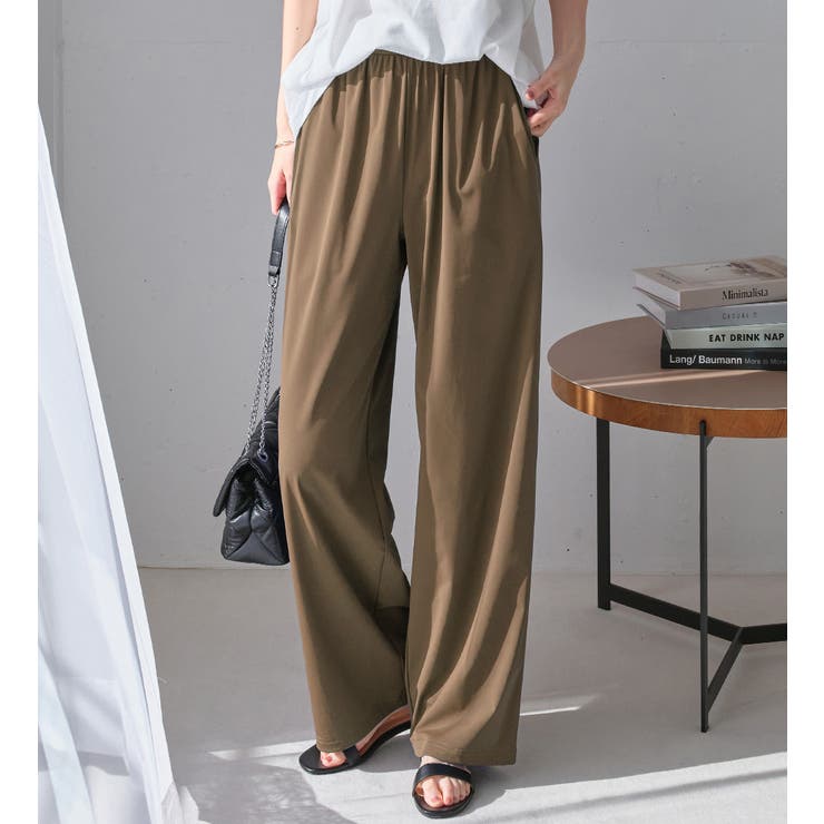 さらテロ楽ちんストレートパンツ（レギュラ | Viola e Viola | 詳細画像1 