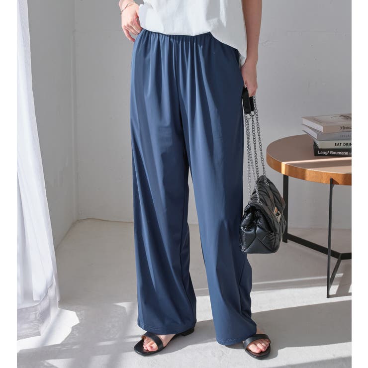 さらテロ楽ちんストレートパンツ（レギュラ | Viola e Viola | 詳細画像17 